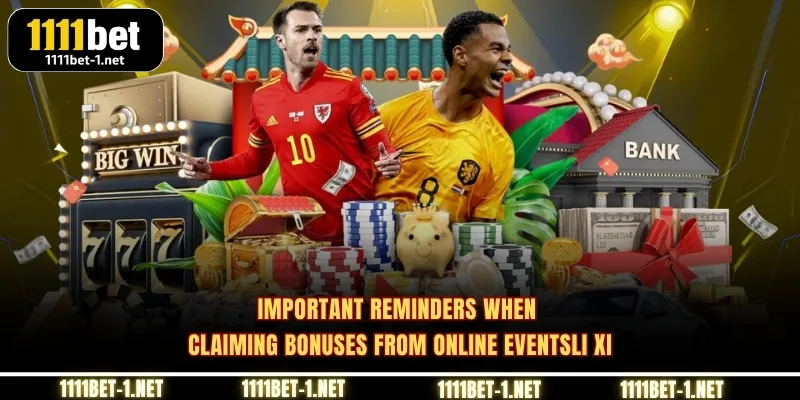 Important Reminders When Claiming Bonuses from Online Events