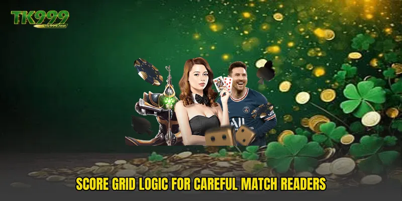 Score grid logic for careful match readers