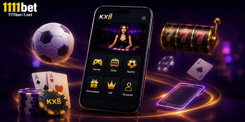 The KX8 app is a mobile gaming application